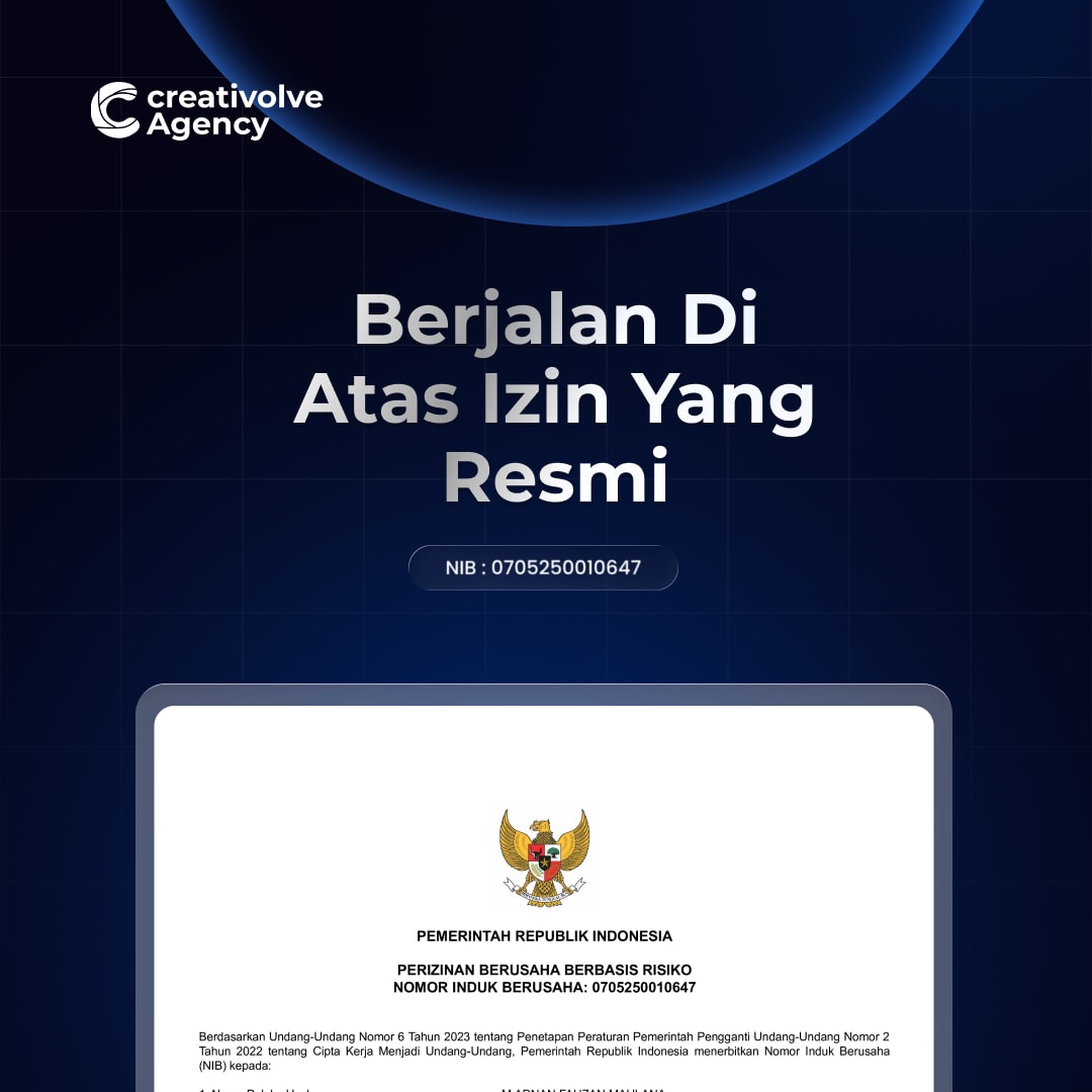 Izin Resmi Creativolve Agency